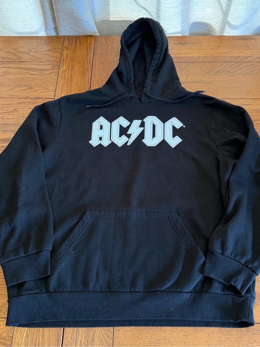 AC/DC Black Logo Pullover Hoodie - women’s  Hoodie XL